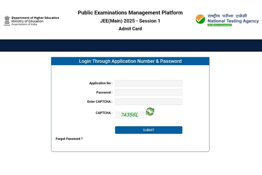 JEE Mains Admit Card 2025