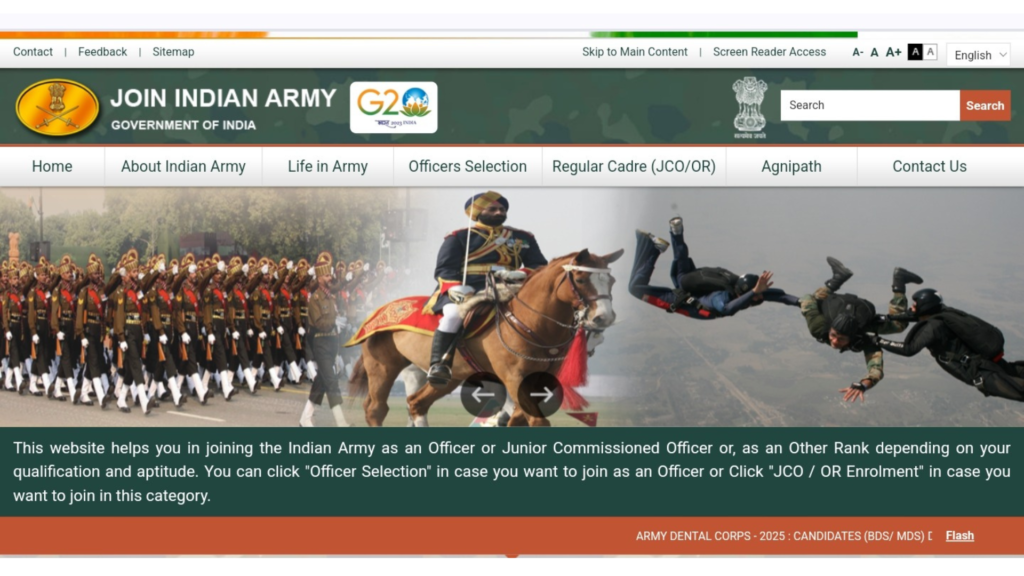 Indian Army Recruitment 2025