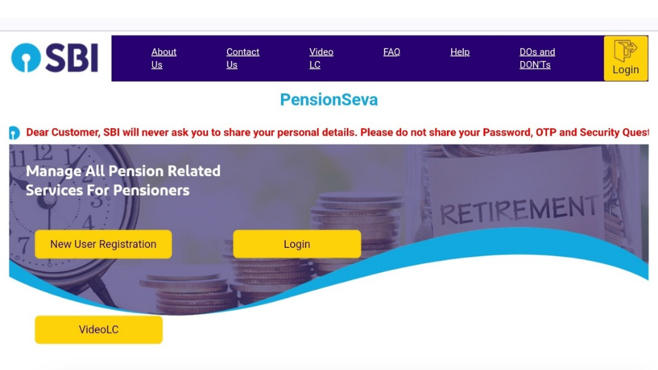SBI Pension Seva