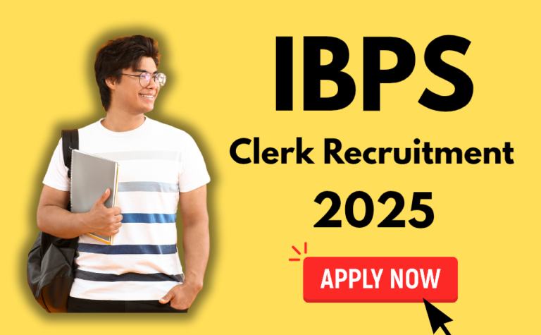 ibps clerk recruitment 2025