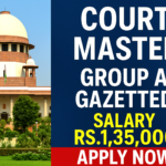 Supreme Court of India Court Master Recruitment 2025